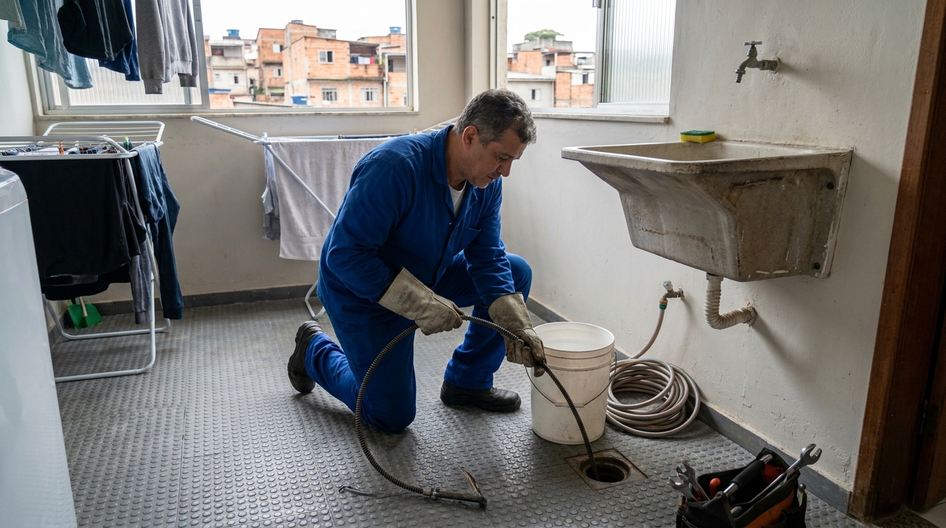 Desentupimento de Ralos Externos em Cotia‑SP